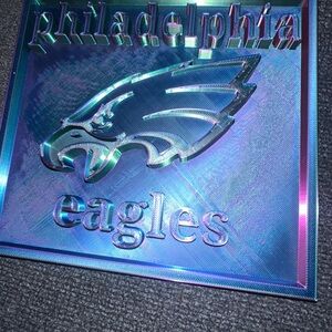 Philadelphia Eagles Holographic Wall Art